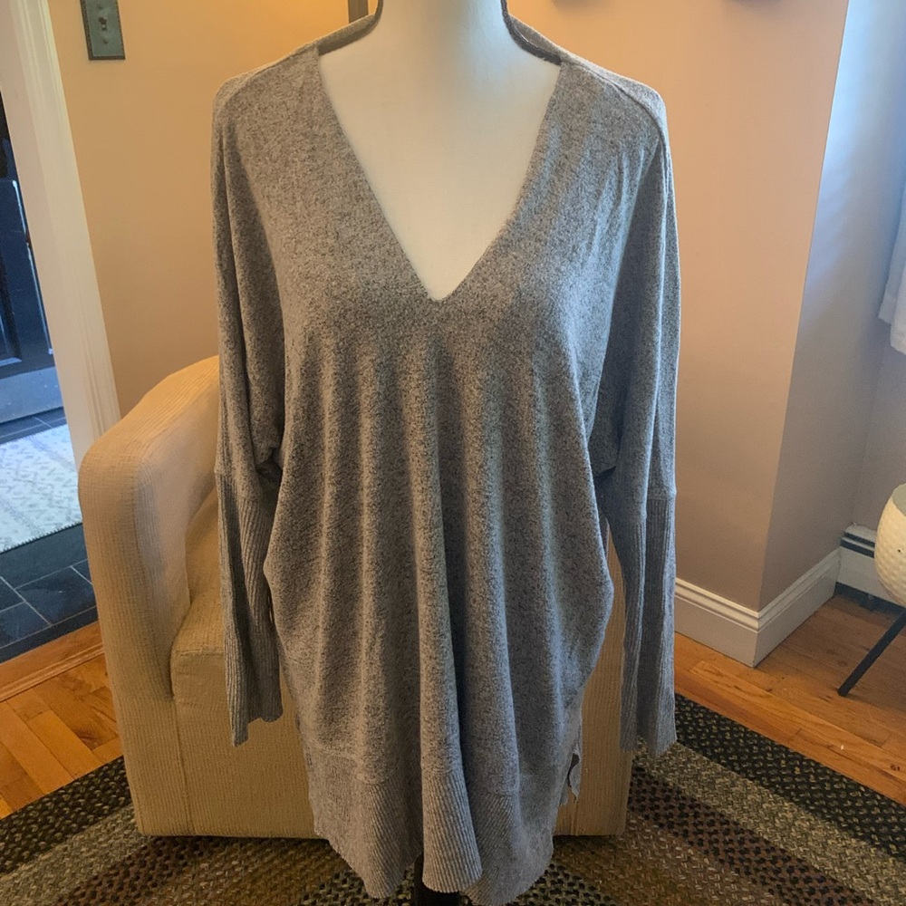 Chance or Fate Tan V-Neck Sweater